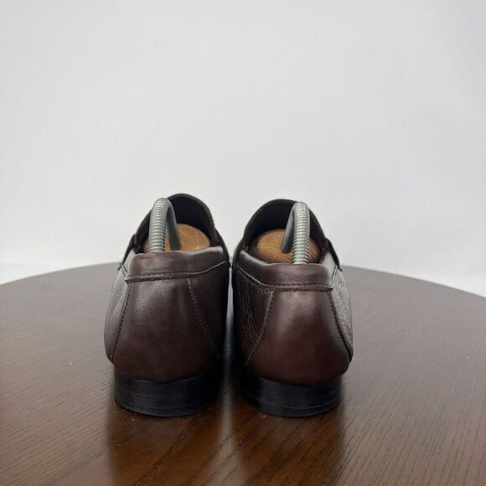 Allen Edmonds Martin Penny Loafer Shoes Women's 9D Brown Leather Moc Boat Flat - Picture 5 of 16